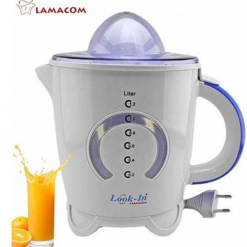 Lamacom Presse Agrumes Electrique 1.2 L - 40 W : ORANGE//CITRON
 Fiche Technique et Prix au Maroc