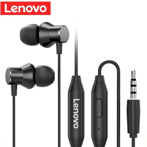 Lenovo HF130 casque son lourd Subwoofer bouchon d'oreille dans l'oreille stéréo filaire casque 3.5mm Jack universel écouteur pour Smartphone
 Fiche Technique et Prix au Maroc