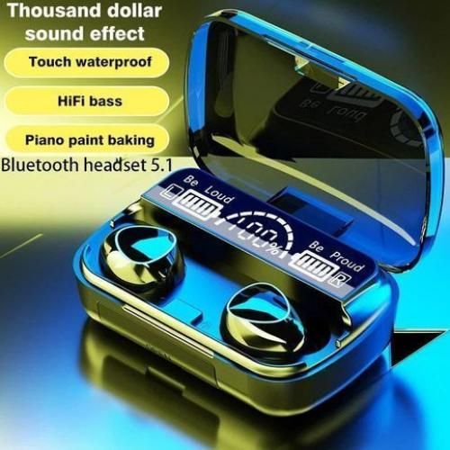 M10 PRO Casque Bluetooth 5.1, véritable casque Bluetooth sans fil, boîtier de chargement à affichage LED
 Fiche Technique et Prix au Maroc