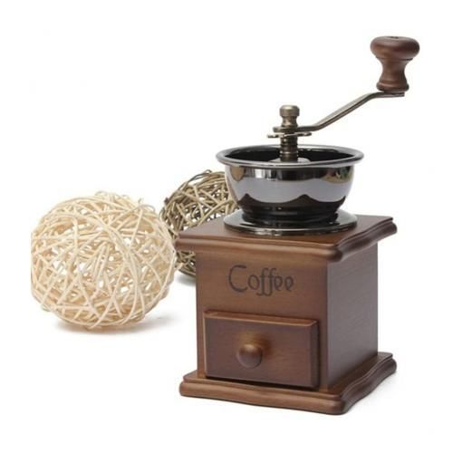 Mini Moulin à café et épices fines herbes manuel en bois
 Fiche Technique et Prix au Maroc