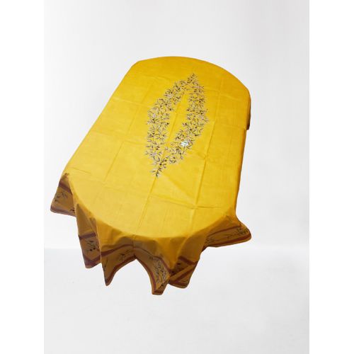 Nappe de table anti - tâche  ( imperméable) 100% coton rectangulaire 1,50 x 2,50
 Fiche Technique et Prix au Maroc