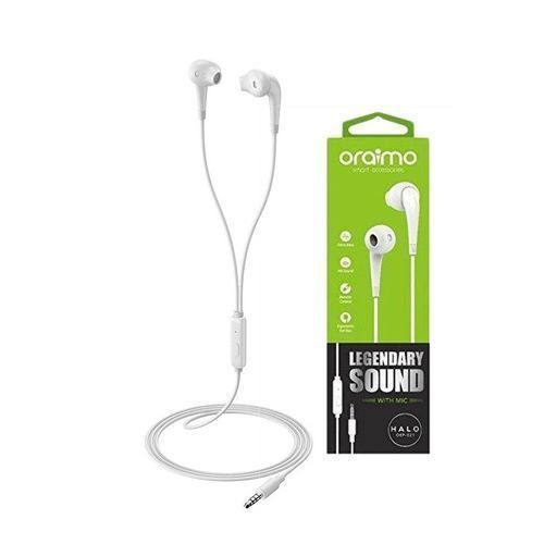 Oraimo Écouteur durable souple HALO OEP-E21 _blanc
 Fiche Technique et Prix au Maroc