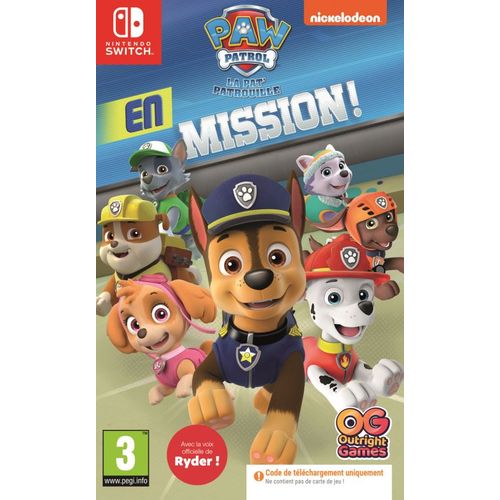 Outright Games Paw Patrol En Mission Nintendo Switch (code de téléchargement)
 Fiche Technique et Prix au Maroc