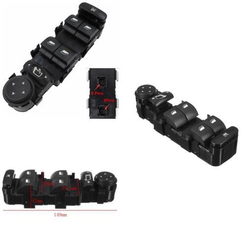 PARTS ZIO Interrupteur Commande Bouton Lève-Vitre et Rétroviseur pour Citroën C5 C8 807 Grantie 12 mois
 Fiche Technique et Prix au Maroc