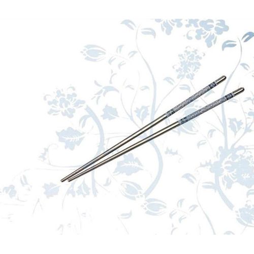Pair Stainless Steel Baguettes japonaise coréenne chopsticks en acier inoxydable
 Fiche Technique et Prix au Maroc