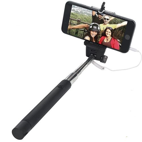 Perche Selfie avec Cable AUX, Tete à Rotation 180
 Fiche Technique et Prix au Maroc