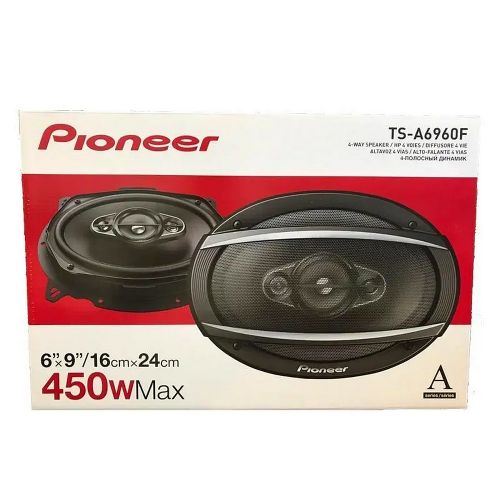 Pioneer 2 Haut-parleurs TS-A6960F coaxiaux à 2 voies 450W Max Diametre 16cm /9" Original
 Fiche Technique et Prix au Maroc