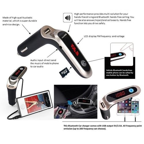 Piranha Transmetteur FM bluetooth pour voiture
 Fiche Technique et Prix au Maroc