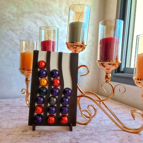 Porte-capsules distributeur Nespresso capacité 24 (Noir)
 Fiche Technique et Prix au Maroc