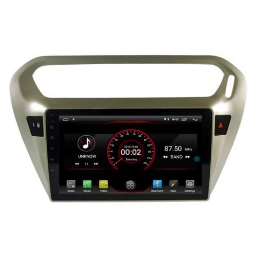 Poste Radio Android Peugeot 301 Citroen c elysee Audio Video BT WIFI GPS
 Fiche Technique et Prix au Maroc