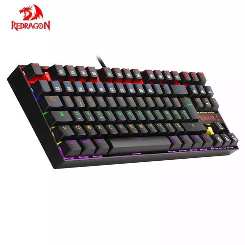 Redragon K552 Rainbow Backlight TKL Compact 88 Touches AZERTY FR - Red Switches
 Fiche Technique et Prix au Maroc