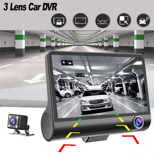 Rétroviseur de Voiture Doubel caméra Full HD 1080P Noir
 Fiche Technique et Prix au Maroc