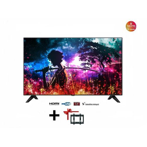 Revolution LED 32" Framless récepteur intégré TNT -  Support Gratuit - Garantie 1 an
 Fiche Technique et Prix au Maroc