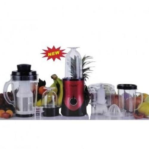 Robot Multifonctions 4 en 1 : Blender, Centrifugeuse, Râpe & Hachoir-Rouge
 Fiche Technique et Prix au Maroc