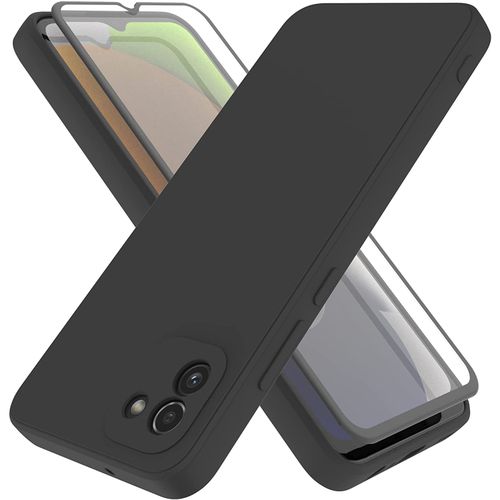 Samsung A03 Coque Silicone Noir + 1 Verres Trempes Noir
 Fiche Technique et Prix au Maroc