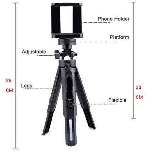 Selfi , Trépied et Tripod Support Flexible 2in1
 Fiche Technique et Prix au Maroc