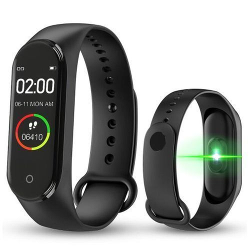 Smart watch M4   Connectée  avec application appel message bluetooth Noir
 Fiche Technique et Prix au Maroc