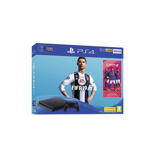 Sony Pack : Playstation 4 500GB - Noir  + FIFA 19
 Fiche Technique et Prix au Maroc