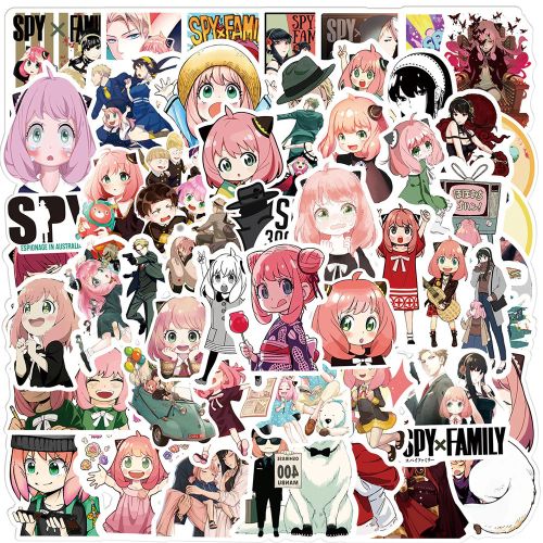 Stickers Cartoon S p y supai X Family anya forger loid yor franky Anime manga cosplay LOT/30 pcs
 Fiche Technique et Prix au Maroc