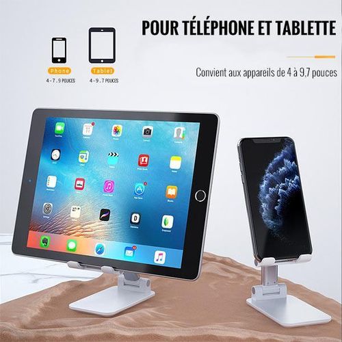 Support bureau de téléphone et de tablette pliable + un bon cadeau
 Fiche Technique et Prix au Maroc