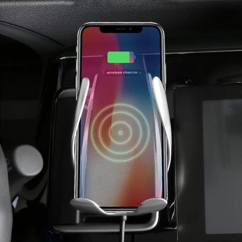 Support de chargeur de pad de chargeur de kit de voiture de charge sans fil Qi pour téléphone portable Samsung et iphone
 Fiche Technique et Prix au Maroc