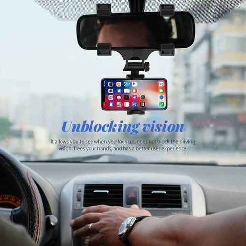 Support fléxible de voiture montage de rétroviseur pour téléphone portable
 Fiche Technique et Prix au Maroc