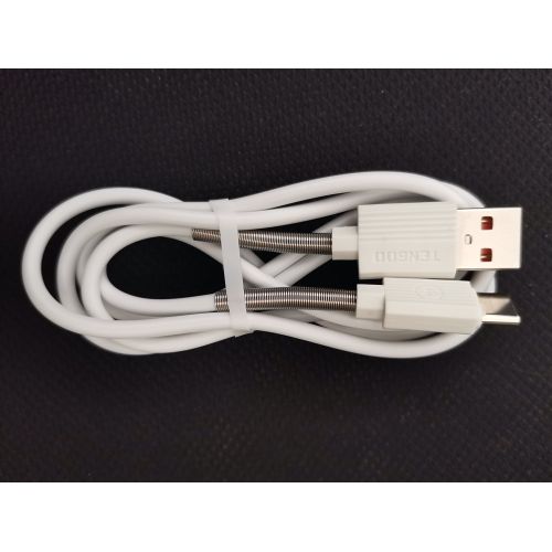 TENGOO Cable De spring USB Type C Charge Rapide 2.4A Nylon pour Samsung Huawei 1M  Blanc
 Fiche Technique et Prix au Maroc