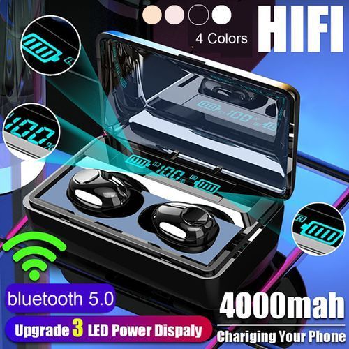 TWS Ecouteurs Bluetooth 5.0 Sans Fil SiDoc-T8 Wireless Avec PowerBank
 Fiche Technique et Prix au Maroc