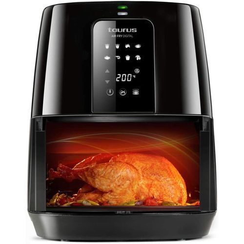Taurus Air fryer digital Friteuse sans huile 3,5L ,1300w ,8 programmes
 Fiche Technique et Prix au Maroc