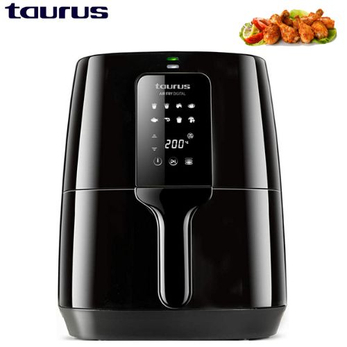 Taurus Friteuse à air chaud électrique air fryer écran digital sans huile original d'Espagne de 1300 watt
 Fiche Technique et Prix au Maroc