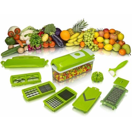 Trancheur de Légumes Nicer Dicer Plus - Multifonctions 12 Pieces
 Fiche Technique et Prix au Maroc