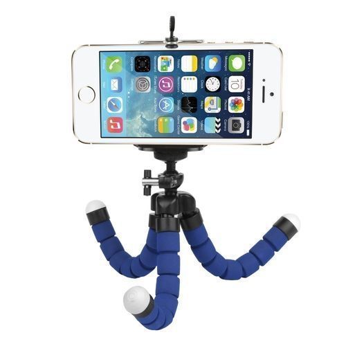 Trépied Flexible pour Téléphone et caméra d'action GoPro avec support Mobile Couleur  -  Blue
 Fiche Technique et Prix au Maroc