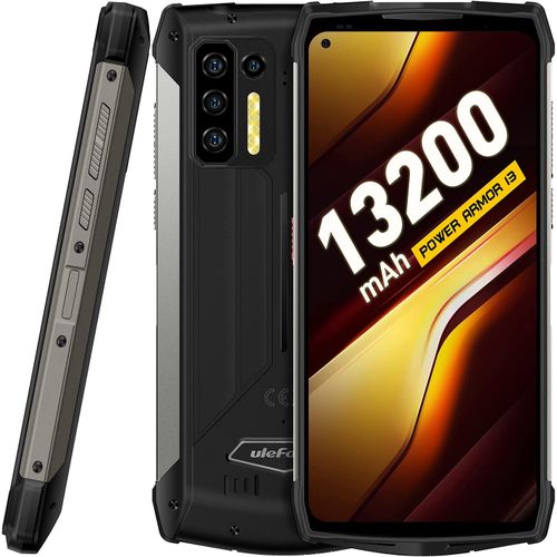 Ulefone Armor Power13 Téléphone robuste, batterie 13200 mAh, caméra 48 MP, 8GB RAM + 256GB ROM
 Fiche Technique et Prix au Maroc