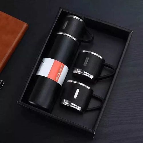 VACUUM FLASK Mini thermos avec 3 couvercles d’une capacité de 500ml -
 Fiche Technique et Prix au Maroc