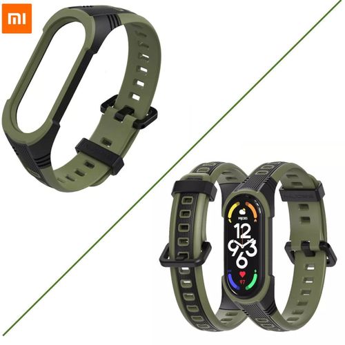 XIAOMI Bracelet de rechange en Silicone pour Xiaomi Mi Band 6, 7, 6, 5, 4, 3 - Vert Militaire
 Fiche Technique et Prix au Maroc