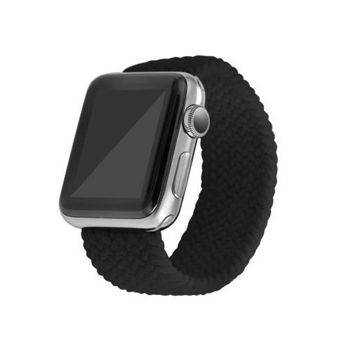 bracelet Apple Watch, Bracelet milanais en Tissu pour Apple Watch 42/44 MM - Noir
 Fiche Technique et Prix au Maroc