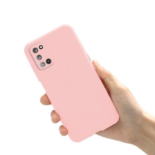 case Oppo  A92 Silicone Case,  Slim liquide souple protége camera rose
 Fiche Technique et Prix au Maroc