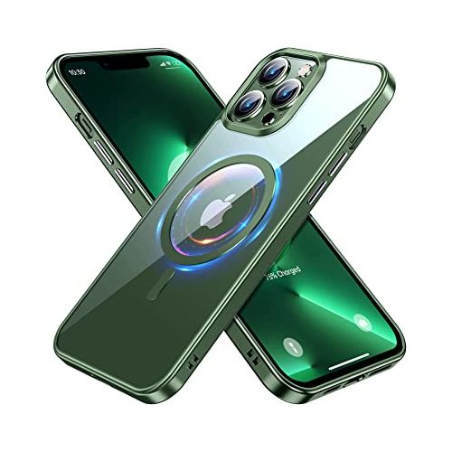case etuis magsafe pour Iphone 13 pro Max protége camera vert Haute Qualité
 Fiche Technique et Prix au Maroc