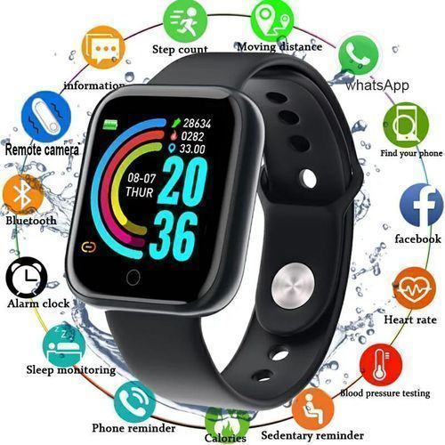 montre intelligente Y68 Bracelet de fitness
 Fiche Technique et Prix au Maroc
