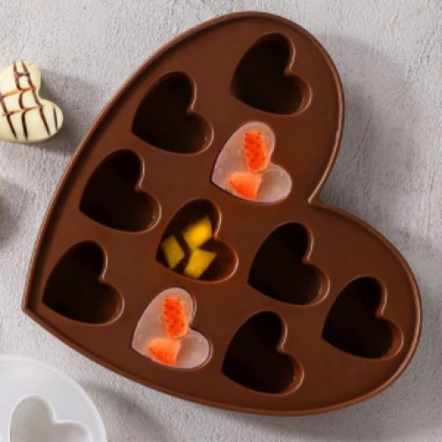 1 pièce Moule à chocolat cœur
 Fiche Technique et Prix au Maroc