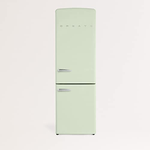 CREATE / FRIDGE STYLANCE/Réfrigérateur Combi 330L Vert pastel/Style rétro Vintage Fiche Technique et Prix au Maroc