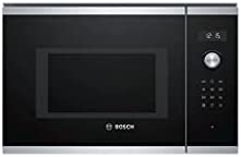 Micro ondes Grill Encastrable Bosch BEL554MSO - Micro-Ondes + Grill Intégrable Inox et noir - 25 litres - 900 W Fiche Technique et Prix au Maroc