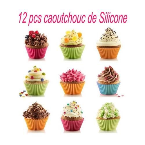 12 pièces Outils à gâteaux en caoutchouc de Silicone
 Fiche Technique et Prix au Maroc