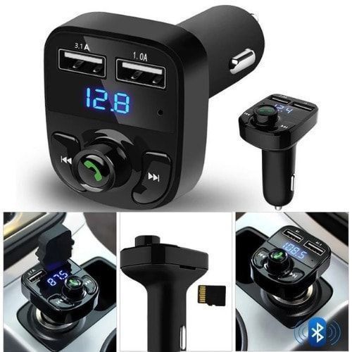Transmetteur FM voiture sans fil Bt5.0 Radio LecteurMP3 2 Adaptateur chargeurUSB
 Fiche Technique et Prix au Maroc