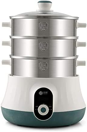 WALNUTA Cuiseur À Vapeur Électrique 3 Couches Haute Capacité Multi-fonction Minuterie De Rendez-vous Cuiseur À Vapeur En Acier Inoxydable Pot De Cuisson À La Vapeur Fiche Technique et Prix au Maroc