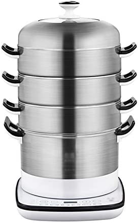 LIYINGY Accueil Cuiseur À Vapeur Électrique Multifonctionnel Cuiseur À Vapeur De Fruits De Mer De Grande Capacité Power-of 3 Couches Fiche Technique et Prix au Maroc