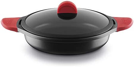 Castey IR36 Mijoteuse à Induction 36 cm avec Couvercle, Aluminium Noir Fiche Technique et Prix au Maroc