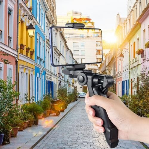 MOBILE HOLDER Mini Tripod Support Phone Stand Holder - Black
 Fiche Technique et Prix au Maroc