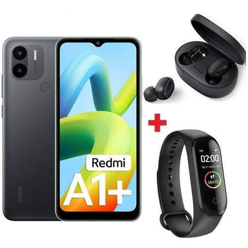 XIAOMI Redmi A1+ 6.52" - 2GB + 32GB - 8MPx – Noir - Band + Écouteur
 Fiche Technique et Prix au Maroc