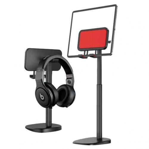 Support de tablette iPad de bureau et Casque ,Support stable et anti-basculement
 Fiche Technique et Prix au Maroc